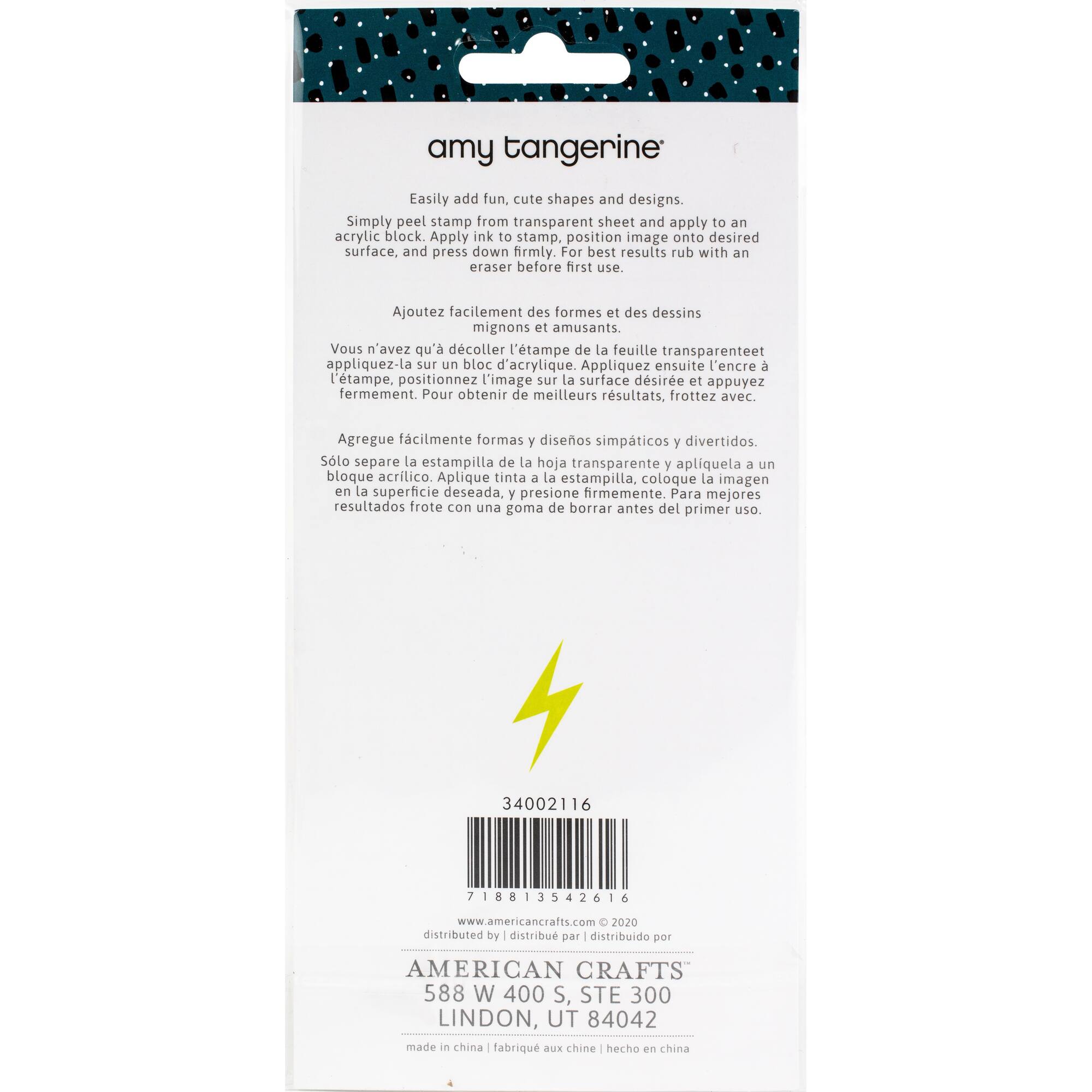 Amy Tangerine® Brave & Bold Acrylic Stamps